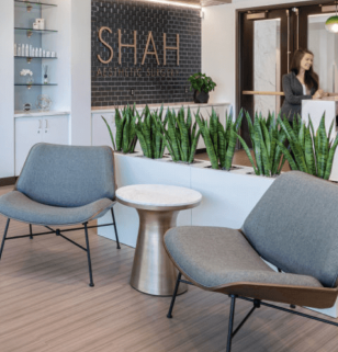 Shah Aesthetic Surgery reception area